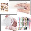 100 Count Resealable Beadable Pen Packaging Clear Pen Bags Great for Bead Pen Office Home Party Favor Food Storage Cookies Sample Jewelry Snack (2.4x7.28inch) view 3