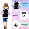 Janmercy Weighted Vest for Kids Ages 4 to 7 and Ages 8+ Boy Girl Adjustable Breathable Compression Vest for Processing Issue(Mermaid,Medium,Tie-dye) view 3