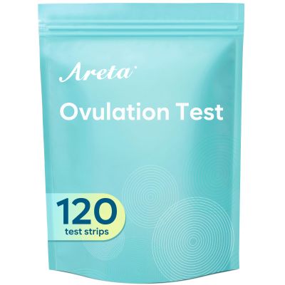 Areta 120 Ovulation Test Strips Kit: Accurate & Reliable for Women | Fast & Convenient Fertility Tracking | High Accuracy Ovulation Test Kit, Blue