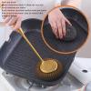 Stainless Steel Sponges Scrubbers Cleaning Ball Utensil Scrubber, Scrubbing Scouring Pad, Long Handle Grill Brush, Steel Wool Scrubber for Kitchens, Bathroom(Gold) view 2