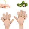 10pcs Castor Oil Pack Wrap for Fingers, Comfortable Wrapping Castor Oil Castor Oil Hand Pack Wrap Organic Cotton Reusable Castor Oil Pads for Finger Relaxing view 1
