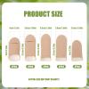 10pcs Castor Oil Pack Wrap for Fingers, Comfortable Wrapping Castor Oil Castor Oil Hand Pack Wrap Organic Cotton Reusable Castor Oil Pads for Finger Relaxing view 2