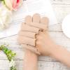 10pcs Castor Oil Pack Wrap for Fingers, Comfortable Wrapping Castor Oil Castor Oil Hand Pack Wrap Organic Cotton Reusable Castor Oil Pads for Finger Relaxing view 3