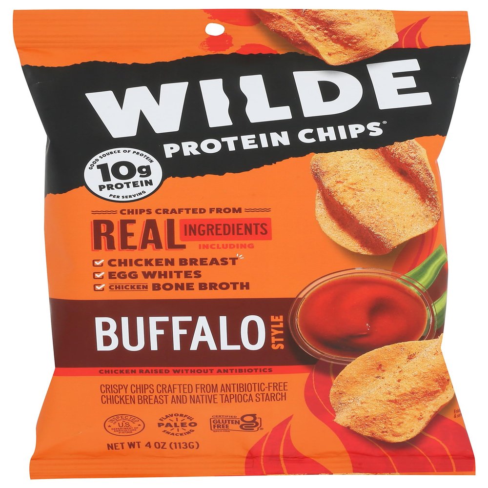 Generic W.ilde S.nacks Chip Chicken Buffalo 4 oz (Pack Of 12)