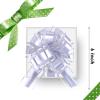 6 Pieces Big Pull Bow Gift Wrapping,6 inches, Pull Bow Ribbon Pull Bows for Christmas Wedding Baskets Valentine's Day Bows Ribbon Large Bow for Gift Wrapping (Silver) view 2