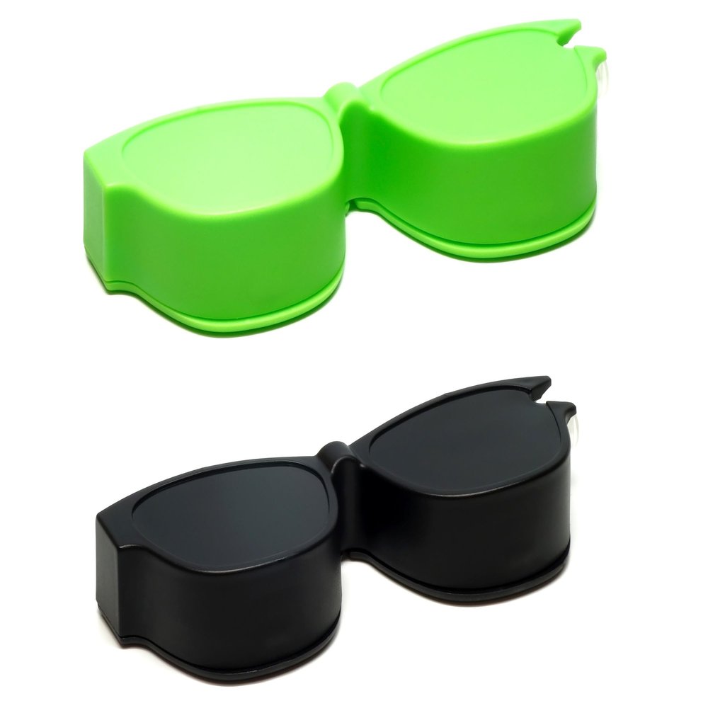 Calabria Kool Klean 2 Pack Eyewear Cleaning Kit Green/Black 15ml Cleaning Spray, Cleaning Cloth Included