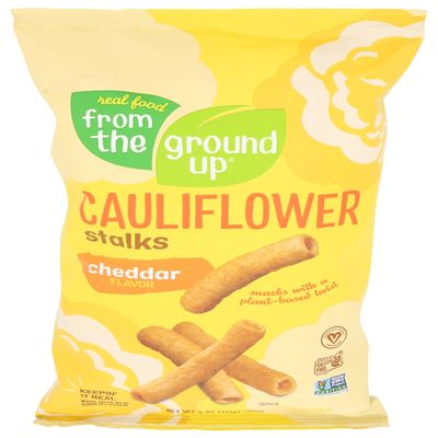 F.rom T.he G.round Up Stalk Cauliflower Cheddar 4 oz (Pack Of 12)