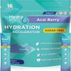 Electrolyte Powder Sugar-Free Hydration Packets Acai Berry HydroMATE 16 Sticks view 1
