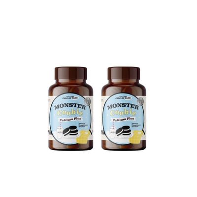 (Pack of 2) WHERY Well Monster Cookie Calclum Plus 20 Tablets nakarad Store