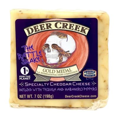 NineLife Basics Deer Creek Rattlesnake Cheddar Chunk, 7 oz, 4 Pack