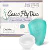Casco Flip Menstrual Disc - Includes Case & Instructions - Silicone Period Disc for Women - Made in Maine, USA - Reusable view 1