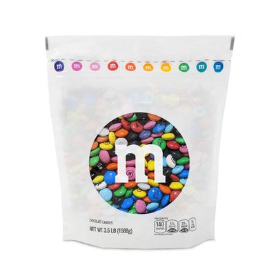 M&MS World Pride Milk Chocolate Candy, 2 lbs Bulk Multi-Colored M&M'S, Printed with Love is Love Icons for Pride Party Dcor, Pride Celebrations & Parades