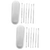 Didiseaon 12pcs Ear Wax Removal Tool Spiral Design for Ear Cleaning Portable Storage Box for Adults and Family Use view 1