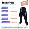 Lmaray Catheter Leg Bag Pants Hold 2 Larger Urine Bag Catheter Bag Holder Nephrostomy Bag Pants for Ostomy, Foley(Medium, Grey) view 3