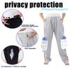 Lmaray Catheter Leg Bag Pants Hold 2 Larger Urine Bag Catheter Bag Holder Nephrostomy Bag Pants for Ostomy, Foley(Medium, Grey) view 4