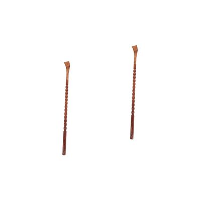 Beaupretty 2pcs Durable Back Scratcher Long Handle Self-Massage Tool for Instant Itch Relief for Back Neck and Shoulder Relaxation