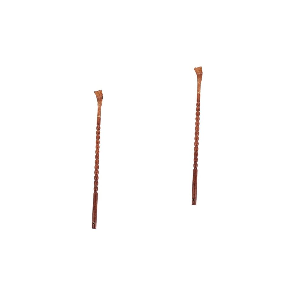 Beaupretty 2pcs Durable Back Scratcher Long Handle Self-Massage Tool for Instant Itch Relief for Back Neck and Shoulder Relaxation
