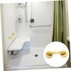 MAGICLULU 2pcs Grab Bar Safety Handle for Bathing Non-Skid Support for Elderly and Injured Punch Installation Strong Bearing Capacity Reusable Cup Design view 2
