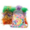 Moon Star Organza Bags 4x6, 50 Pcs Mesh Drawstring Gift Pouches for Wedding Favors, Candy, Party, Birthday, Festival, Soaps, Makeup, Wrapping Supplies view 1