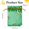 Moon Star Organza Bags 4x6, 50 Pcs Mesh Drawstring Gift Pouches for Wedding Favors, Candy, Party, Birthday, Festival, Soaps, Makeup, Wrapping Supplies view 3