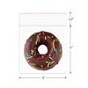 Keyacht Resealable Cellophane Bags 5x5"" 200pcs Clear Self Adhesive Cello Bags Square OPP Sealing Wraping for Snacks Popcorn Doughnuts Candies Bakery Cookies Jewelry Crafts Cards view 2
