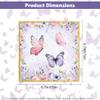 20 Pack Purple Butterfly Napkins,Disposable Flower Paper Napkins for Weddings Birthdays Baby Showers Parties and Table Decorations,Spring Summer Garden Theme Decorative Cocktail and Luncheon Napkins view 2