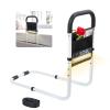 YJGH Bed Rails for Elderly Adults Safety, Bed Assist Rails for Seniors, Double Stabilizer Bars Design with Storage Pocket & Fall Prevention Guard, Fits King, Queen, Full, Twin Bed(with Light) view 1