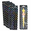 100 Pcs Beadable Pen Packaging Bags for Small Business, Resealable Resealable Pouch Bags for Beaded Pens Lipgloss,Jewelry,Cosmetic,Candy 2.5x8.66inch view 3