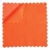 200 Pack Cocktail Napkin 2-Ply Scalloped Edged Dessert Napkins Folded 5 x 5 Inches Disposable Napkins for Dinner Wedding Birthday Party Bridal Anniversary Reception Event (Orange) view 3