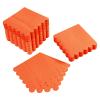 100 Pack Cocktail Napkin 2-Ply Scalloped Edged Dessert Napkins Folded 5 x 5 Inches Disposable Napkins for Dinner Wedding Birthday Party Bridal Anniversary Reception Event (Orange) view 1