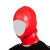 EXLATEX Latex Hood Women Full Cover Rubber Mask Face Open Zipper Latex Mask (Red, Large-0.8mm) view 1
