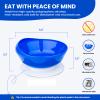2Pack Spill Proof Scoop Bowl with Non-Skid Suction Base, Adaptive Self-Feeding Dinnerware for Elderly and Disabled view 4