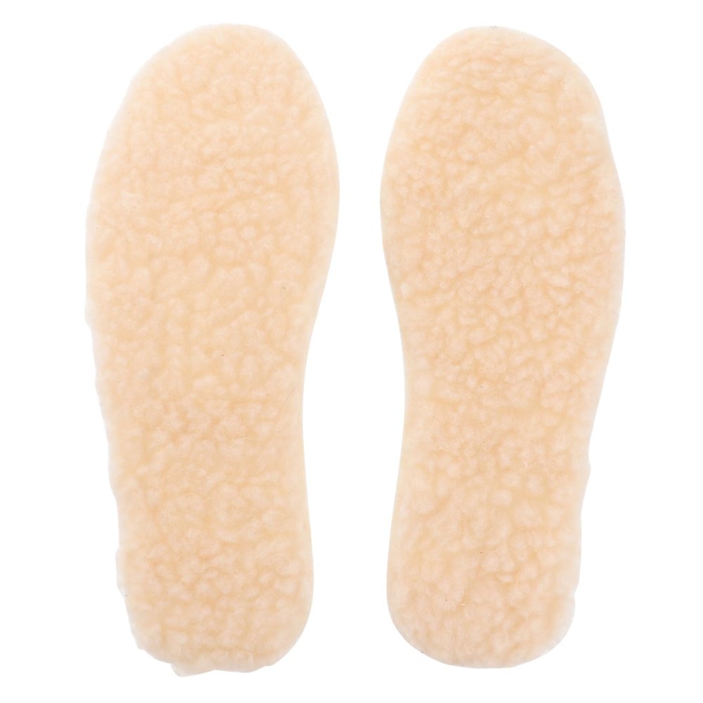 minkissy 2pairs Thermal Wool Insoles Heating Heel Pads for Boys and Girls Shoes Winter Insole Breathable and Warm Material