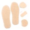 minkissy 2pairs Thermal Wool Insoles Heating Heel Pads for Boys and Girls Shoes Winter Insole Breathable and Warm Material view 4