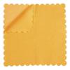 100 Pack Cocktail Napkin 2-Ply Scalloped Edged Dessert Napkins Folded 5 x 5 Inches Disposable Napkins for Dinner Wedding Birthday Party Bridal Anniversary Reception Event (Yellow) view 3