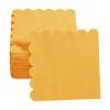 100 Pack Cocktail Napkin 2-Ply Scalloped Edged Dessert Napkins Folded 5 x 5 Inches Disposable Napkins for Dinner Wedding Birthday Party Bridal Anniversary Reception Event (Yellow) view 4