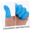100pcs -Static Finger Covers Butyronitrile Protective Coats for Gardening and Industrial Use Breathable and Comfortable for Injured Fingers view 4