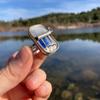 UKNRW CANNED SARDINES Adjustable Ring, Porcelain Sardines, Fun ring, SARDINES can Ring, Contemporary flashy ring, Modern jewelry Gift for Men Woman view 3