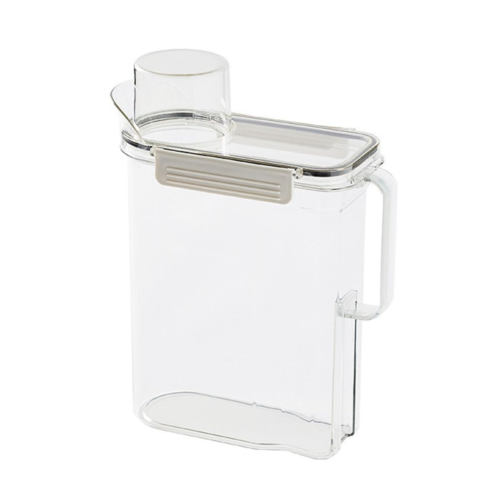 Laundry Detergent Storage Box, Large Capacity Sealed Lid Plastic Laundry Powder Storage Organizer, Laundry Powder Detergent Container for Laundry Room Organization and Storage