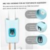 Beaupretty 3pcs Boys and Girls Toothpaste Dispenser Holder Wall-Mounted Toothpaste Squeezer for Travel view 3