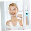 Beaupretty 3pcs Boys and Girls Toothpaste Dispenser Holder Wall-Mounted Toothpaste Squeezer for Travel view 4