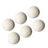 Wool Laundry Balls, Drying Ball 6 Pcs Remove Odors Reduce Static Electricity Dehumidify High Density Good Tensile Performance for Home (4cm) view 3