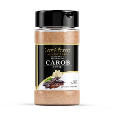 GranAroma Carob Powder, Baked Goods, Smoothies & Shakes (4 Ounce)