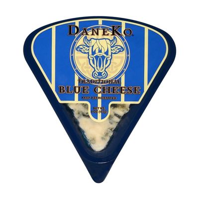 DaneKo Traditional Blue Cheese Wedge, 4 oz, 6 Pack