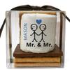 Candy With A Twist - Personalized Gifts - Individually Wrapped S'Mores Kit - Includes Graham Crackers, Marshmallows, & Chocolate - Perfect for Weddings, Engagements & Bridal Showers - 12 Ct view 2