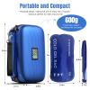 2025 Upgrade Insulin Cooler Travel Case TSA Approved, Temperature Display Refrigerated Diabetic Medication for Travel with Waste Bags, Two Straps and Two Reusable Ice Packs, Insulin Pen Cooler Blue view 2