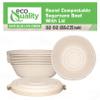 32 oz Round Disposable Compostable Paper Bowls with Fiber Dome Lids - Heavy Duty, Eco-Friendly Natural Sugarcane Bagasse, Heat Resistant, 100% Biodegradable Salad Bowls Alternative to Plastic (250) view 4