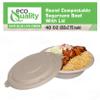 40 oz Round Disposable Compostable Paper Bowls with Fiber Dome Lids - Heavy Duty, Eco-Friendly Natural Sugarcane Bagasse, Heat Resistant, 100% Biodegradable Salad Bowls Alternative to Plastic (25) view 4