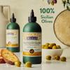 DeLallo, Castelvetrano Extra Virgin Olive Oil, 16.9 Ounce Squeeze Bottle, (3 Pack), Made in Italy, Made with 100% Sicilian Olives, For Cooking and Drizzling, All Natural, Non-GMO view 2