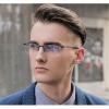 MINCL/2020 Fashion Men's Square Bifocal Reading Glasses Photochromic Lens Men Transition Sunglasses Presbyopia UV400 (black, 0.00/+3.25 Magnification) view 3